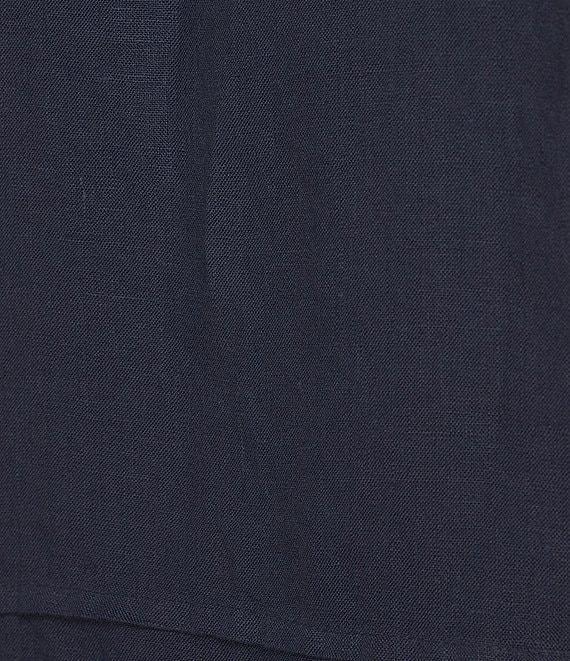 Bryn Walker Pintuck Light Linen Mandarin Collar Sleeveless Button Front Tunic Product Image