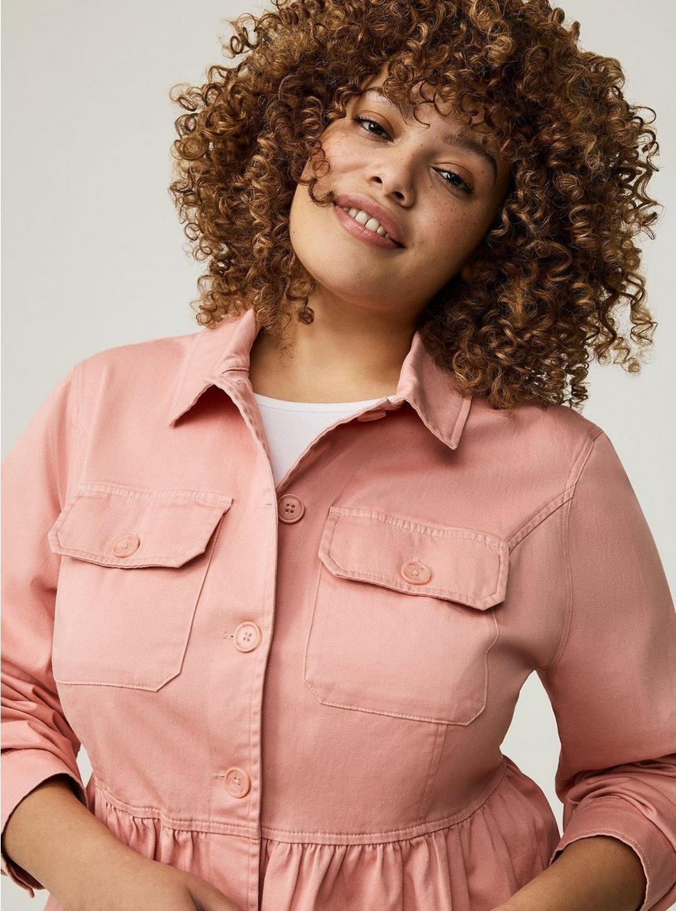 Peplum Utility Jacket Product Image