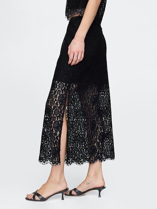Lace Midi Skirt Product Image