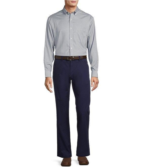 Gold Label Roundtree & Yorke Big & Tall Non-Iron Long Sleeve Star Print Sport Shirt Product Image