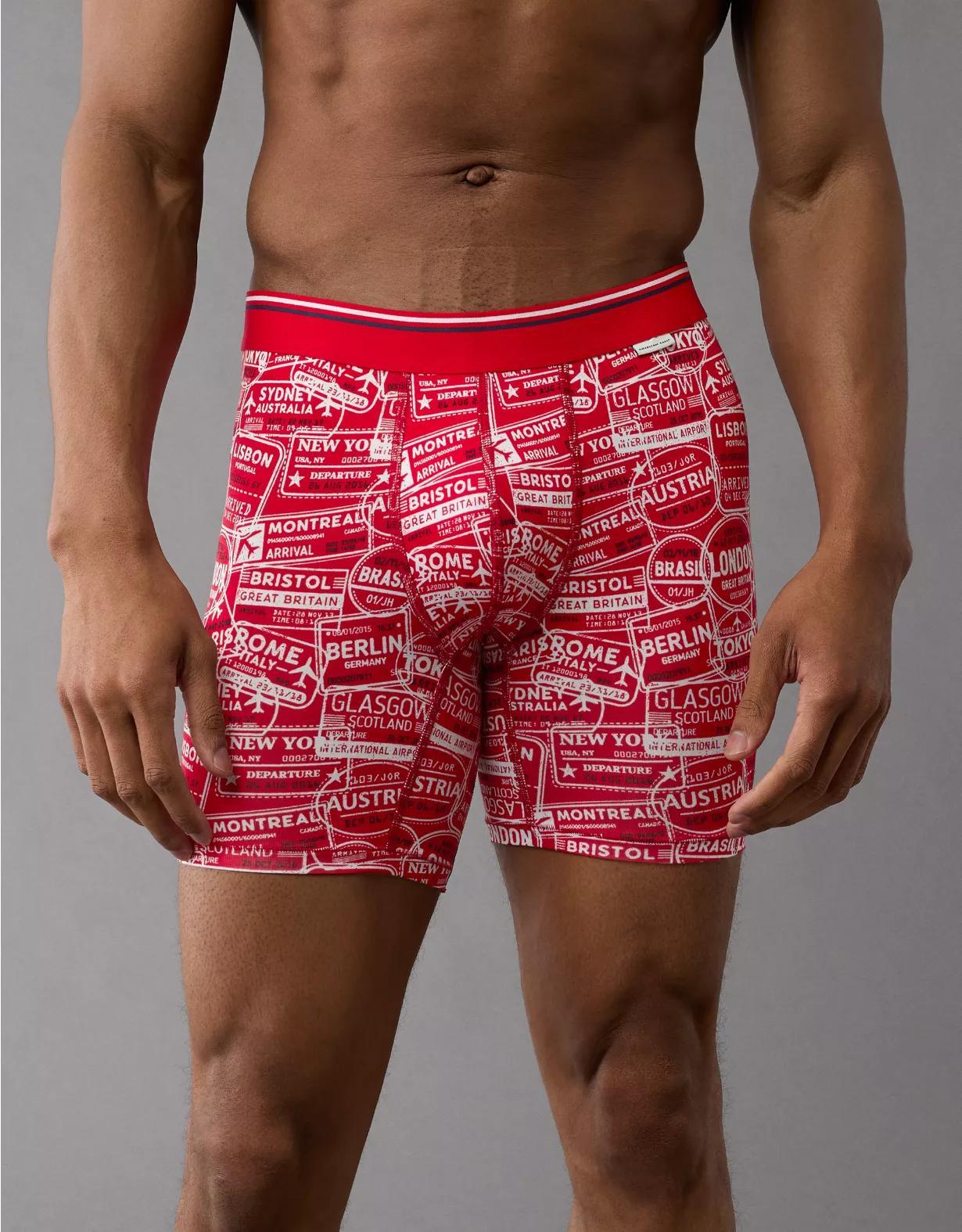 AEO Men's Eagles 6" Ultra Soft Boxer Brief Product Image