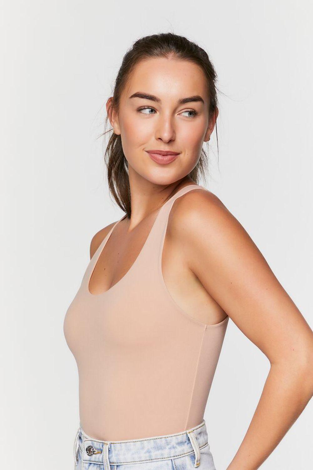 Scoop-Neck Sleeveless Bodysuit | Forever 21 Product Image