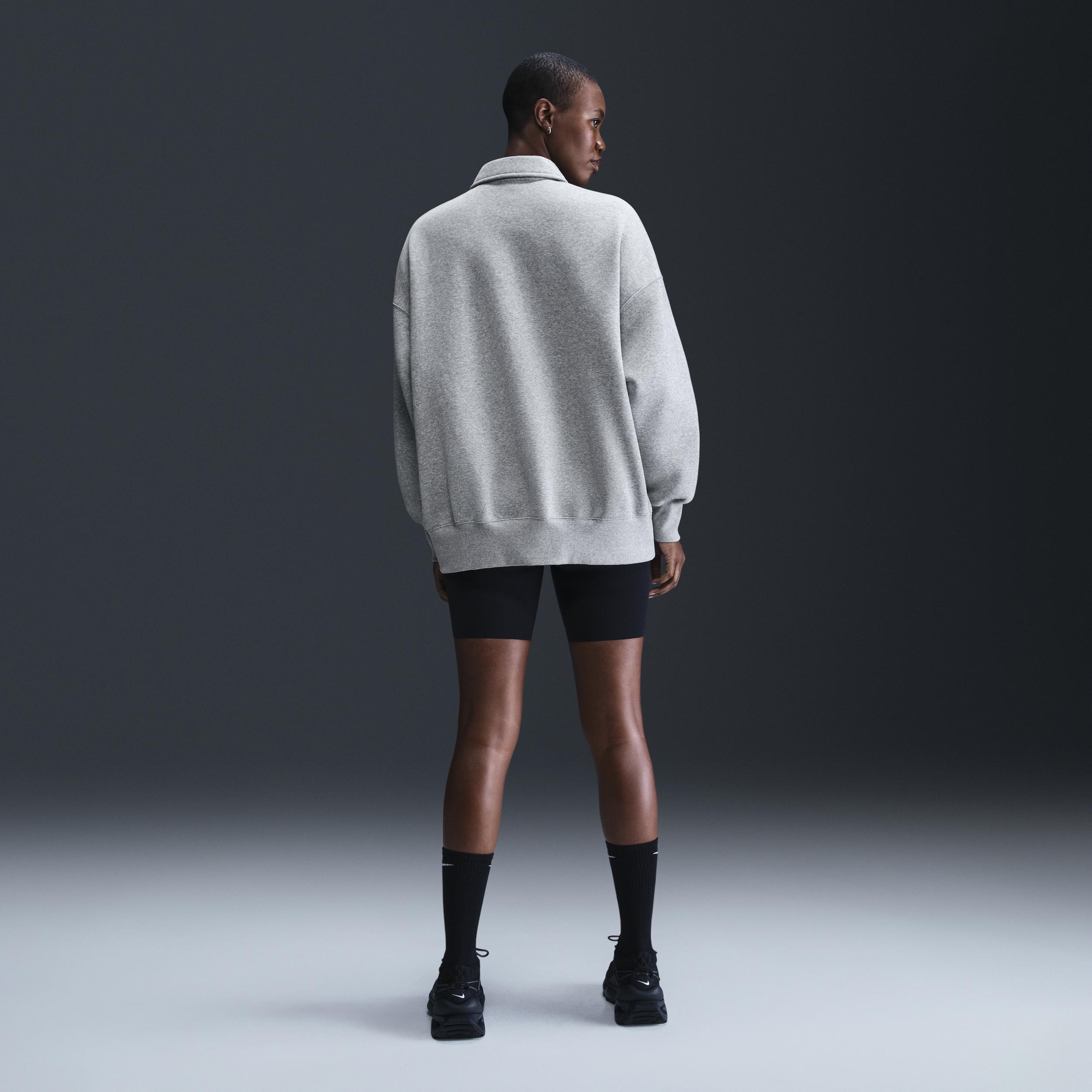 Nike Sportswear Phoenix Fleece Women's Oversized 1/4-Zip Polo Product Image