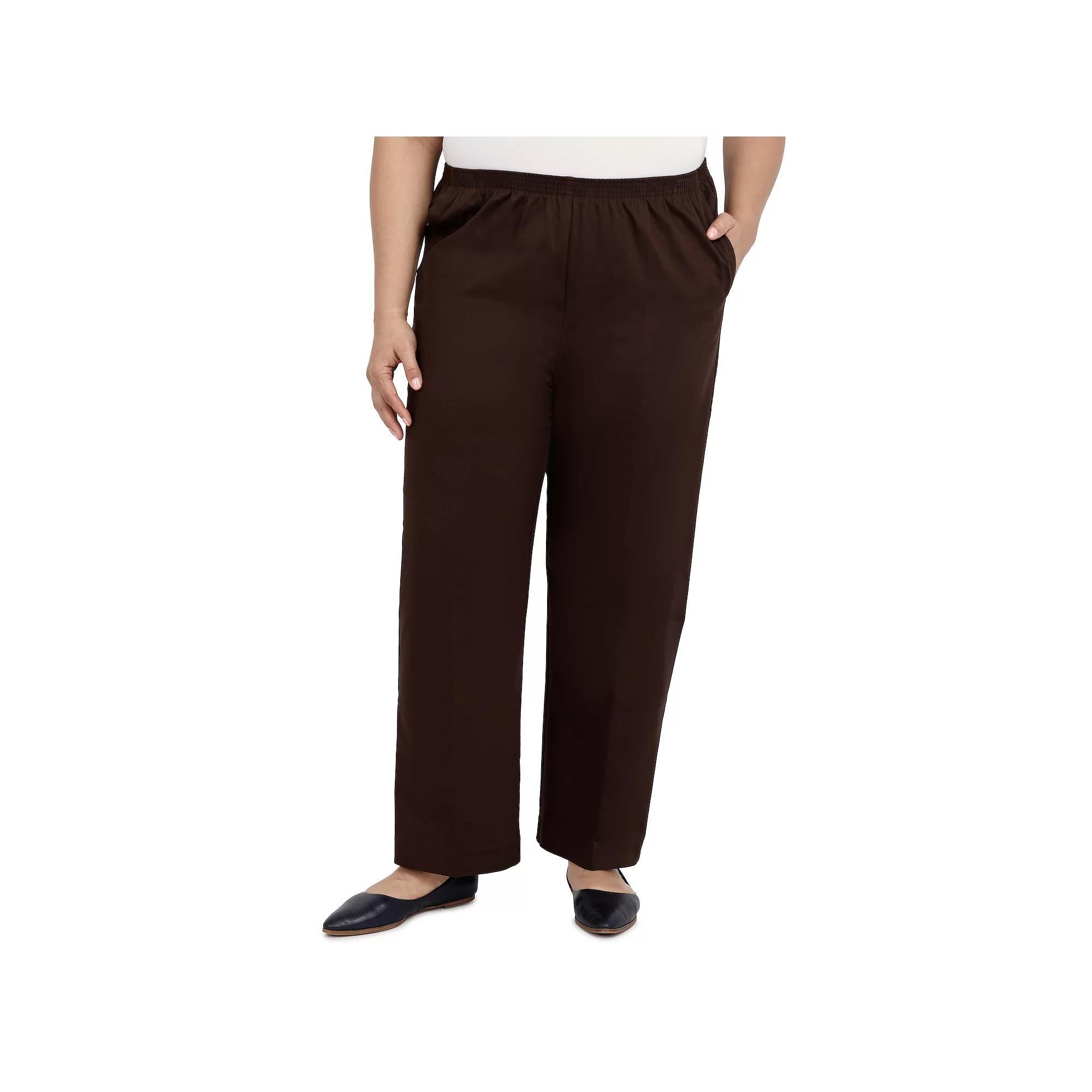 Plus Size Alfred Dunner Pants, Womens Grey Product Image