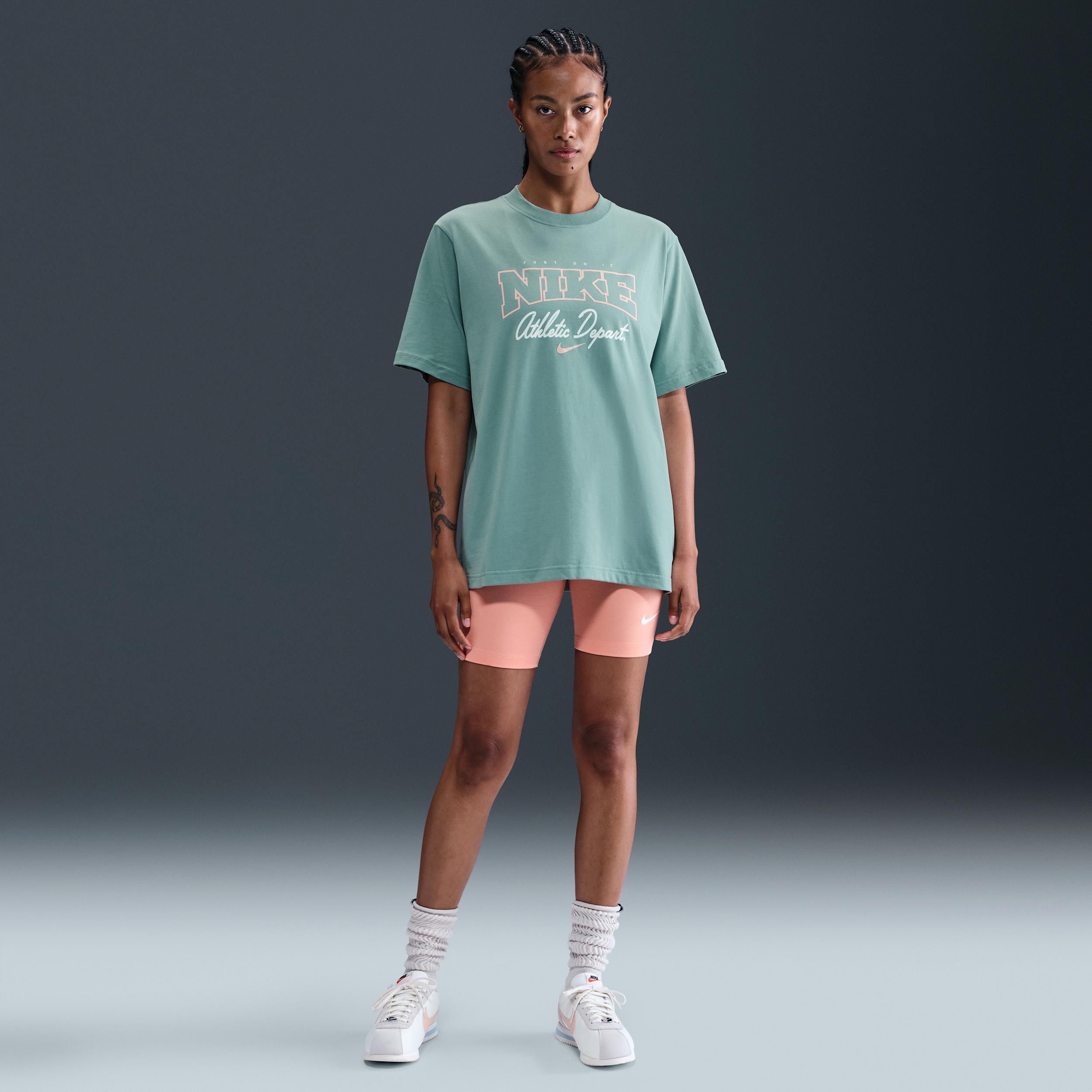 Womens Nike Sportswear Loose Short-Sleeve Graphic T-Shirt | IF1180-017 Product Image