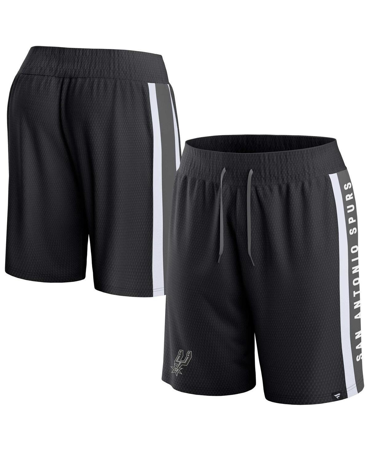 Mens Fanatics Black Charlotte Hornets Referee Iconic Mesh Shorts Product Image