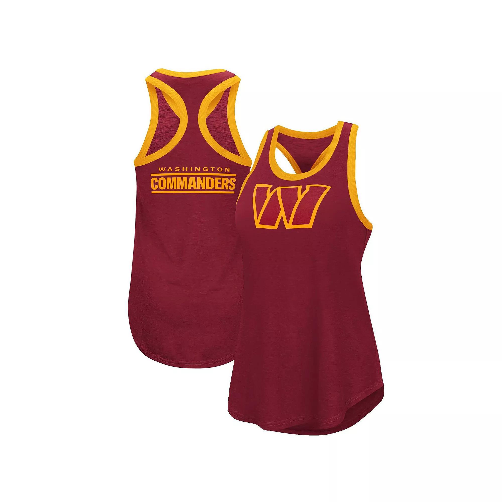 Women's G-III 4Her by Carl Banks Burgundy Washington Commanders Tater Tank Top, Size: Small, Wft Med Re Product Image