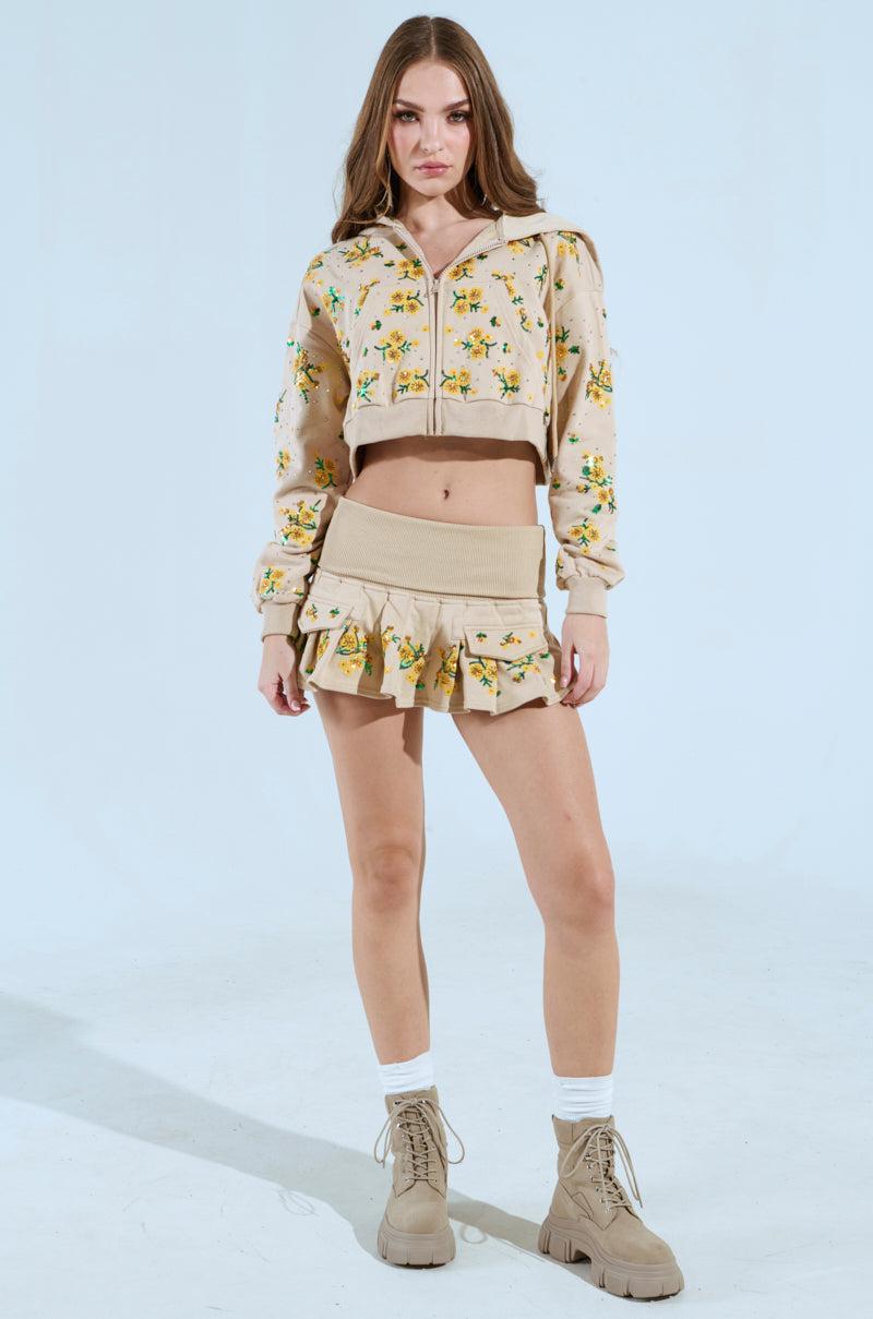 ONE TOO MANY TIMES ZIP UP SWEATSHIRT Product Image