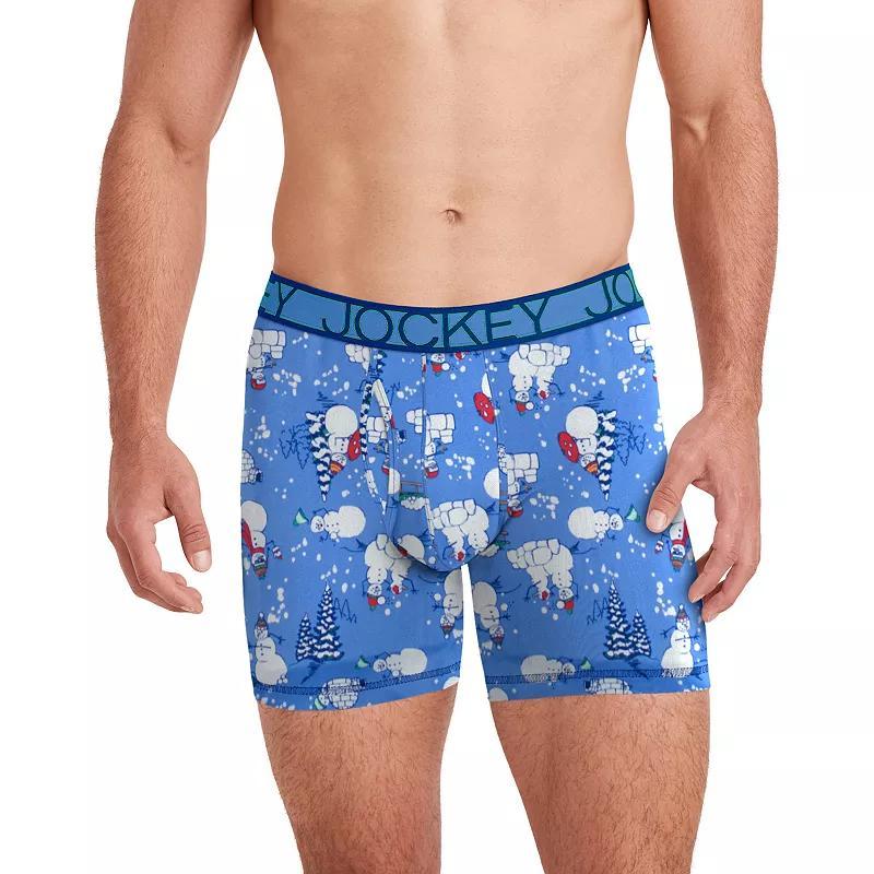 Mens Jockey Active Microfiber 5 Holiday Novelty Boxer Brief Product Image