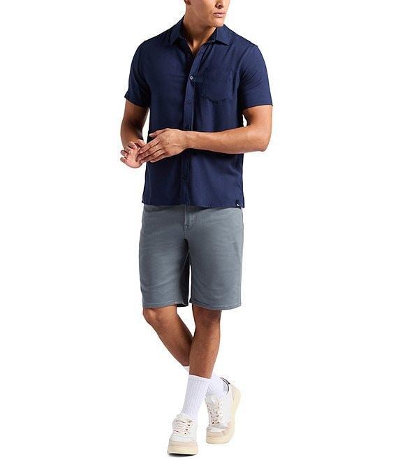 Buffalo David Bitton Sirilo Solid Short Sleeve Woven Shirt Product Image