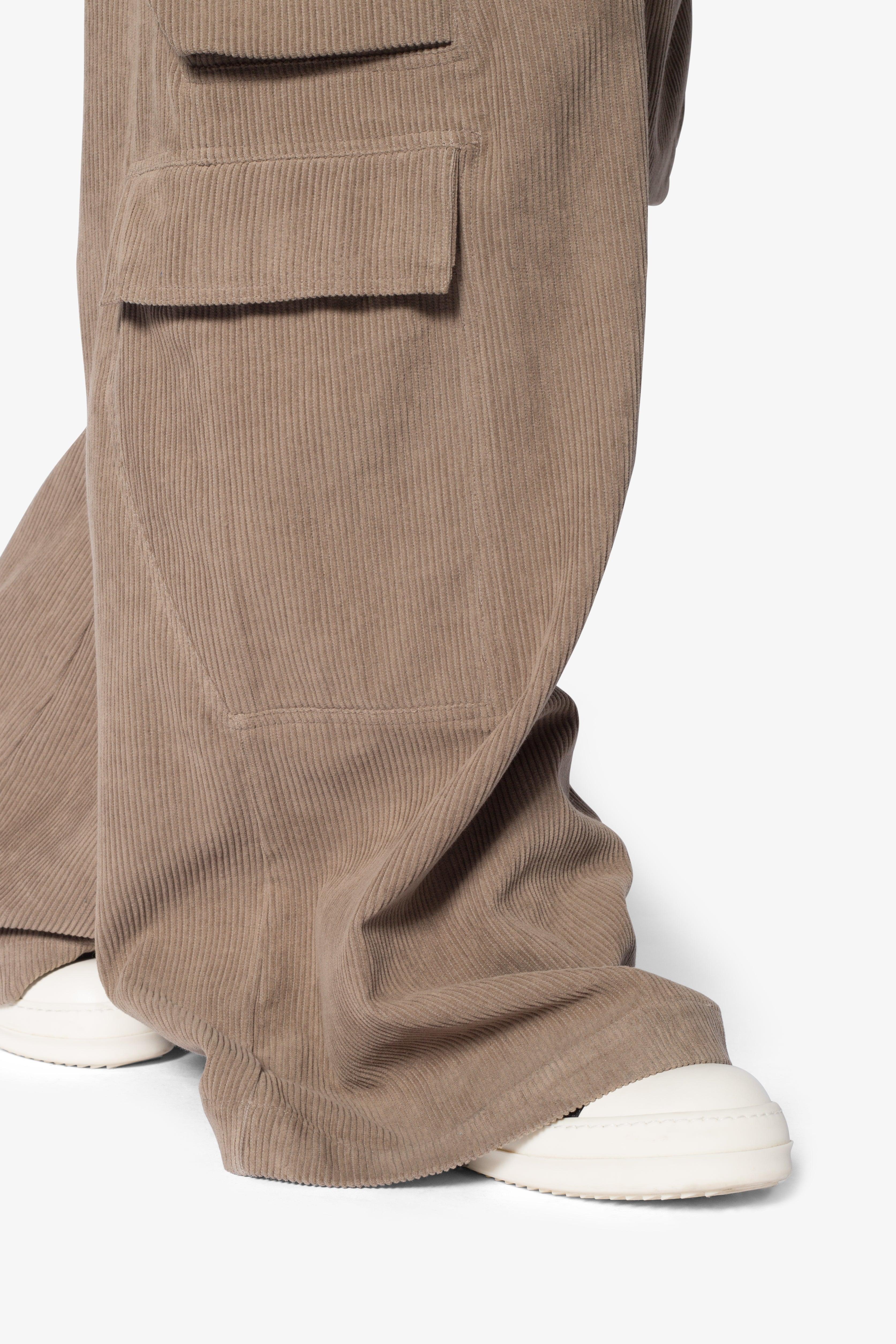 Corduroy Rave Double Cargo Pants - Olive Product Image