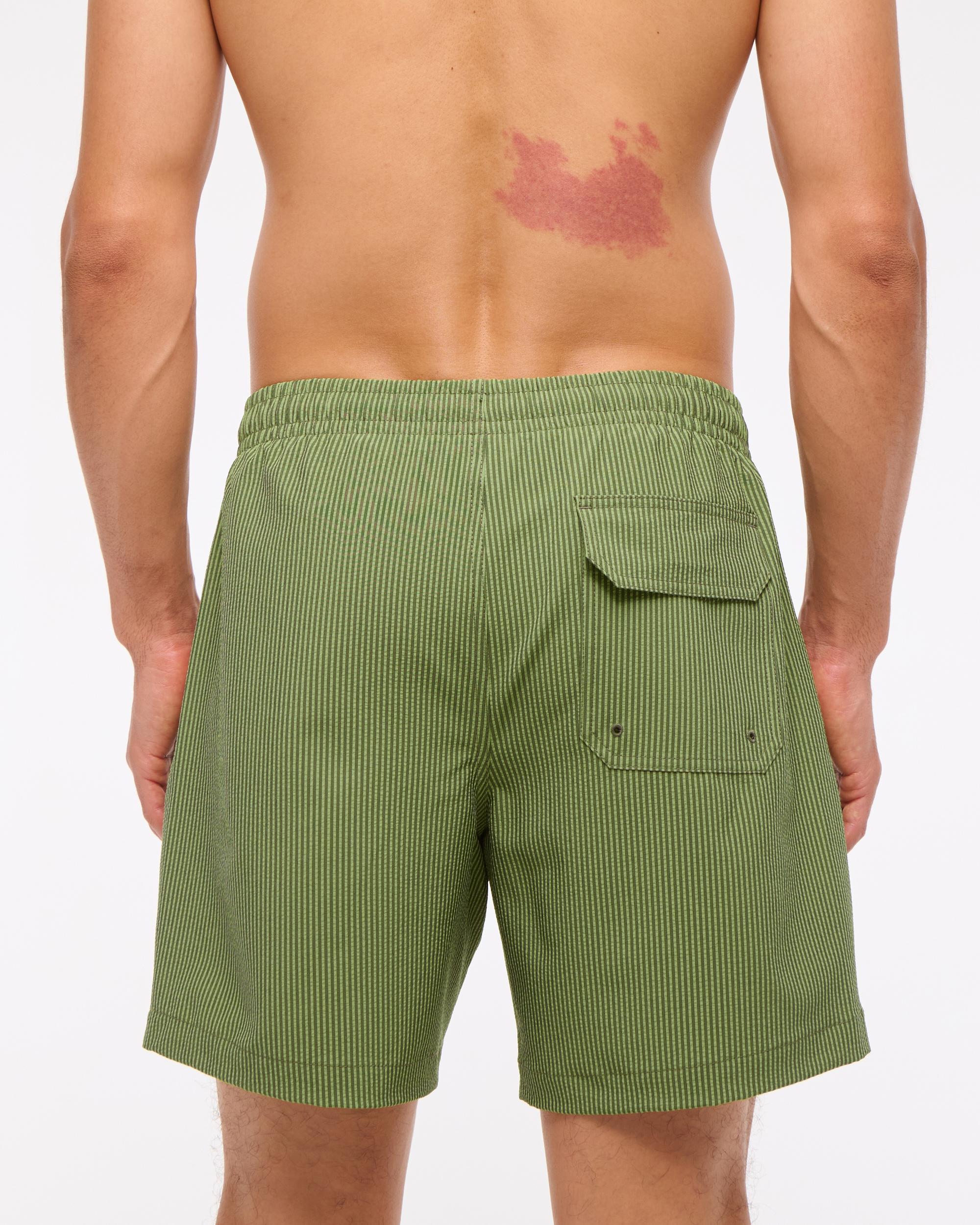 Pull-On Seersucker Swim Trunk Product Image