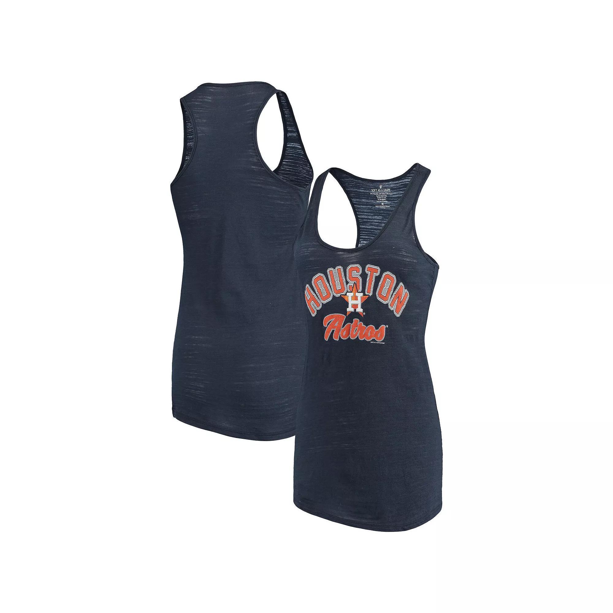 Women's Soft as a Grape Navy Houston Astros Multicount Racerback Tank Top,  Product Image