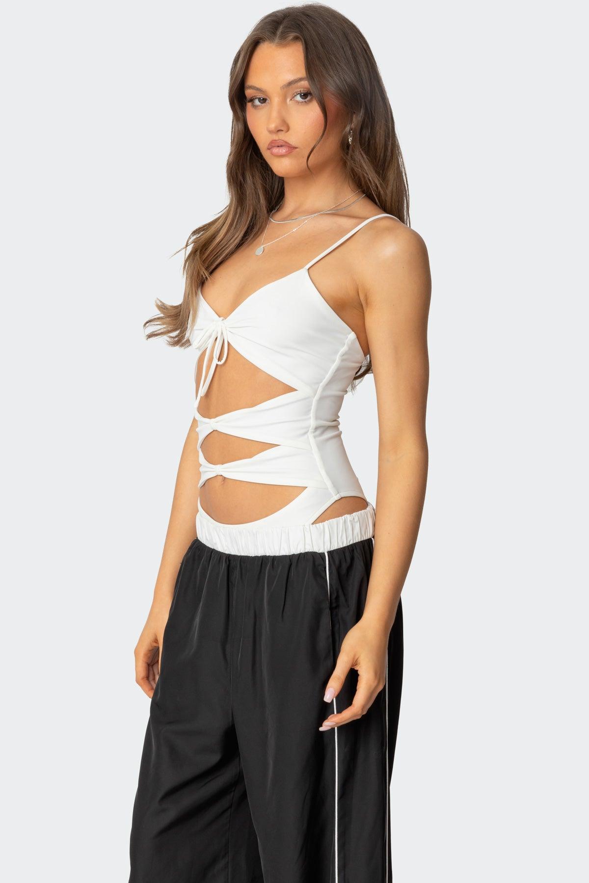 Serene Cut Out Bodysuit Product Image