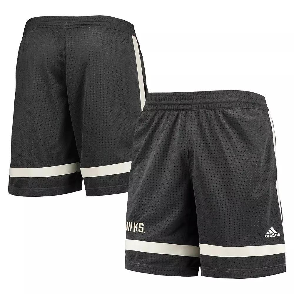 Men's adidas Charcoal Kansas Jayhawks Reverse Retro Basketball Shorts,  Product Image