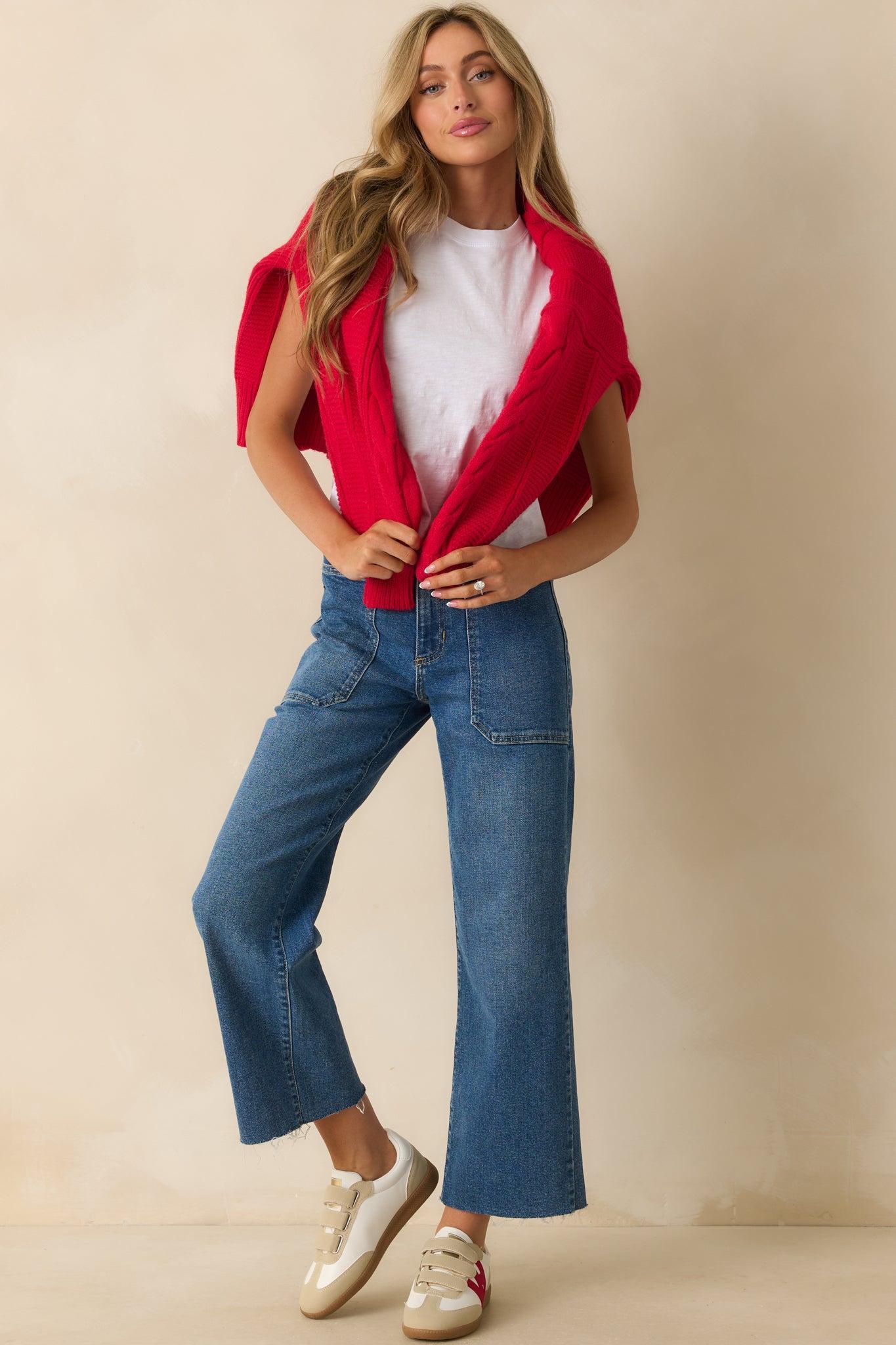 Z Supply Modern White Cotton Slub Tee Product Image