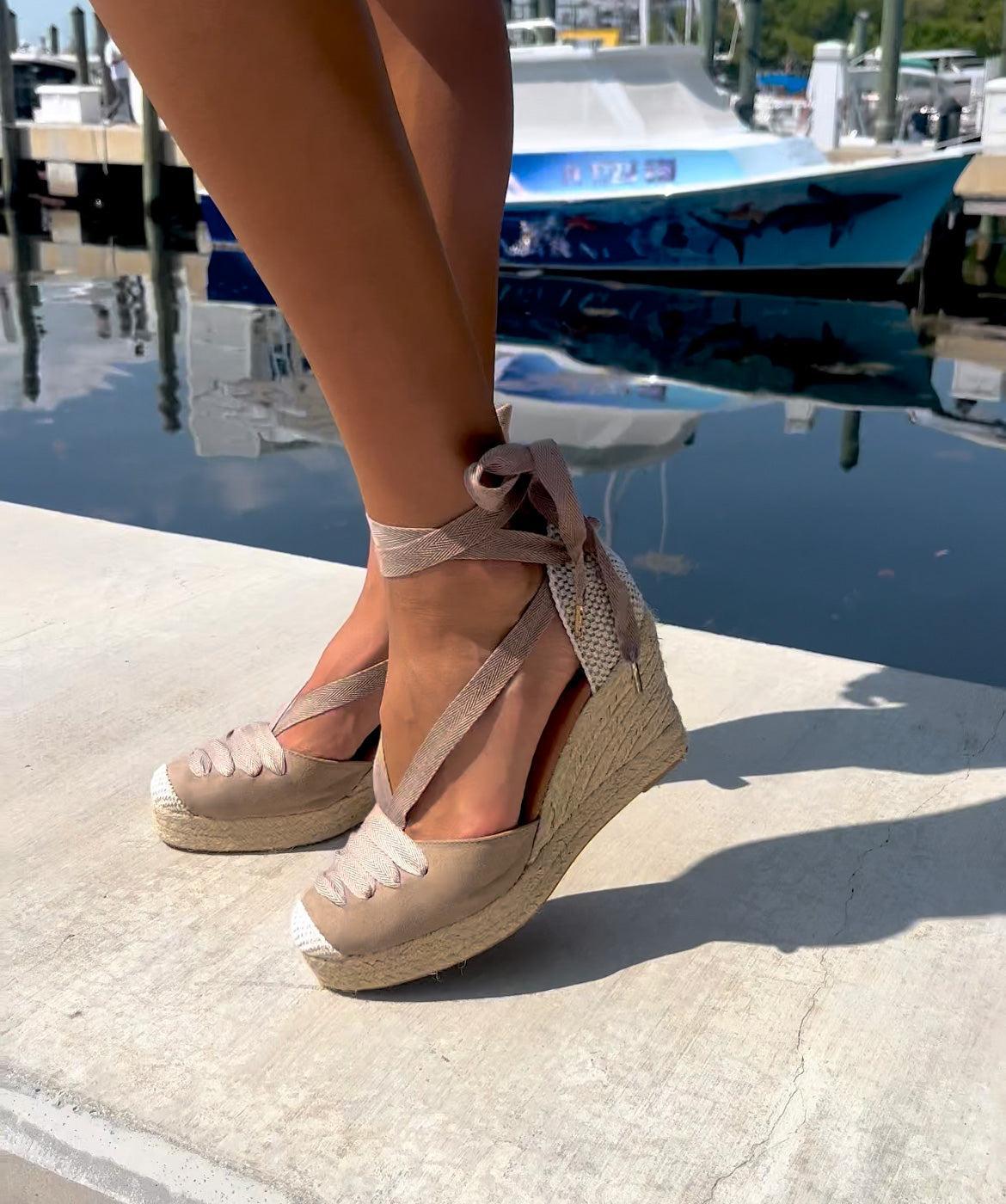 Jimena Camel High Laces Product Image