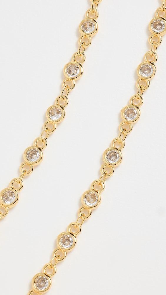 By Adina Eden Multi CZ Chain Necklace | Shopbop Product Image