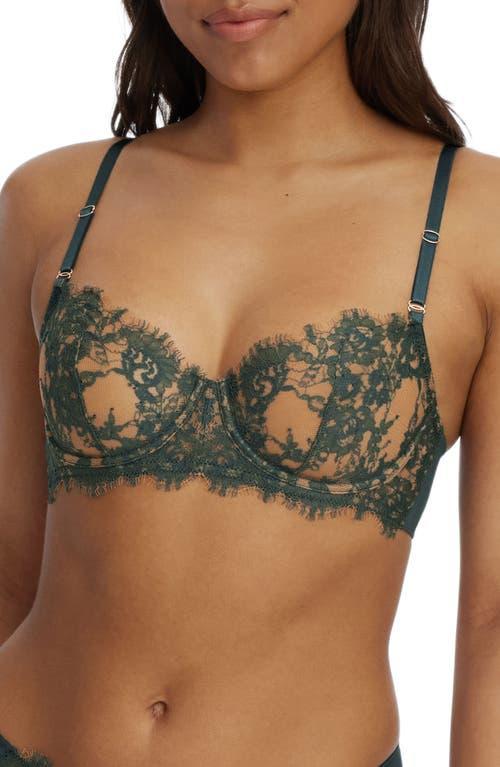 Skarlett Blue Entice Eyelash Lace Unlined Balconette Bra Product Image