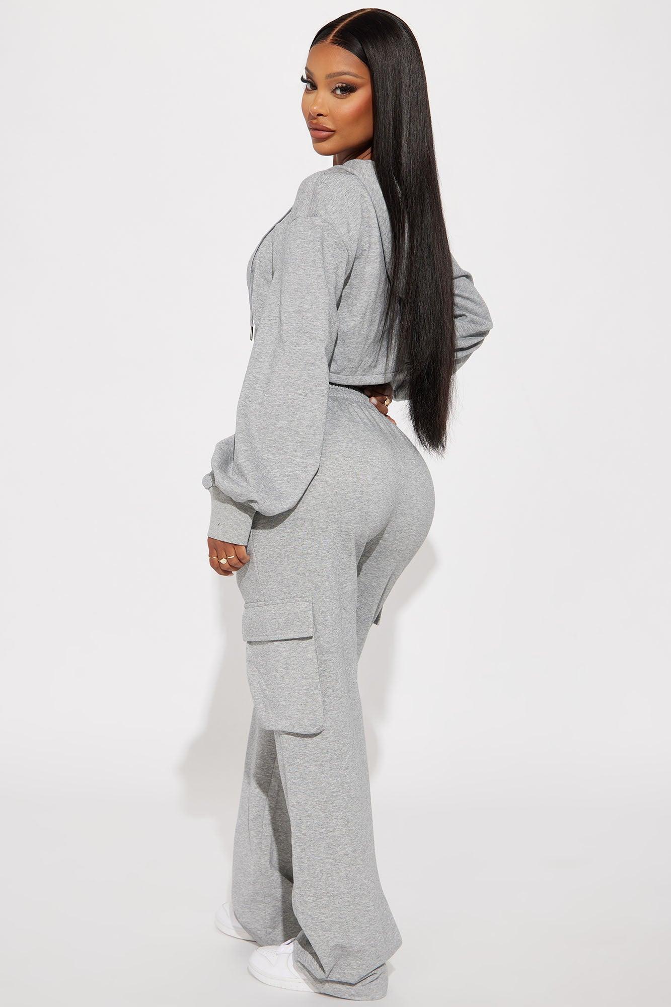 Never Blend In 3 Piece Pant Set - Grey Product Image