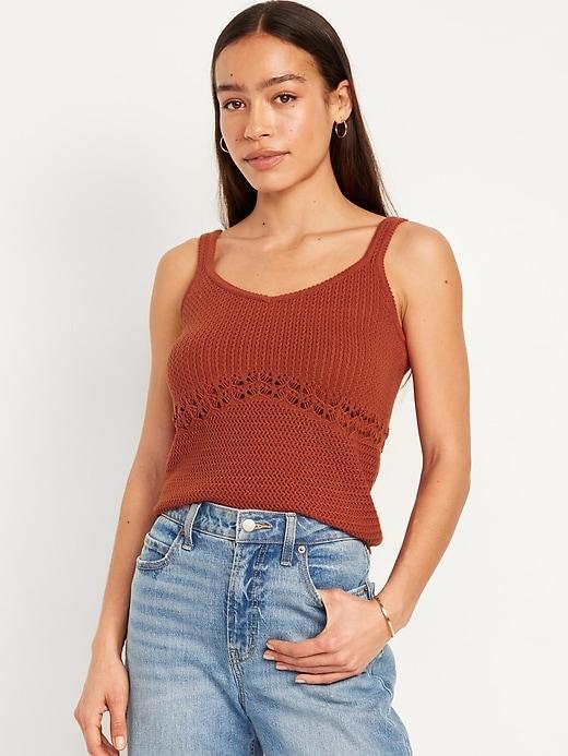 Sweater-Knit Tank Top Product Image