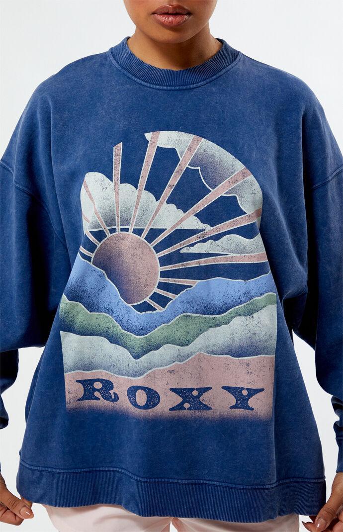 Roxy Juniors Lineup Oversized Crew Product Image