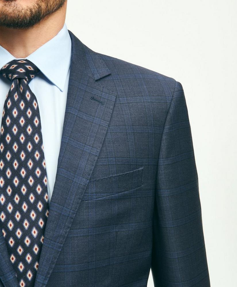 Traditional Fit Wool Checked 1818 Suit Product Image