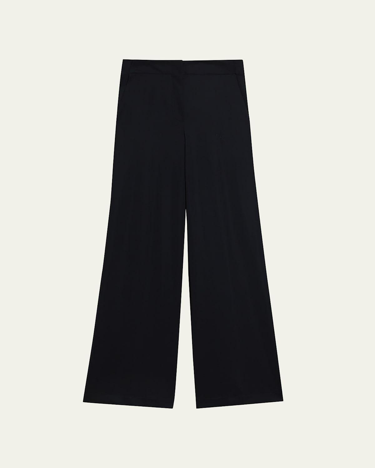 Terena Precision Ponte Cropped Wide-Leg Pants Product Image