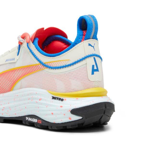 PUMA SEASONS Voyage NITROâ¢ 3 Women's Running Shoes in Alpine Snow/Ultra Blue/Yellow Burst Product Image