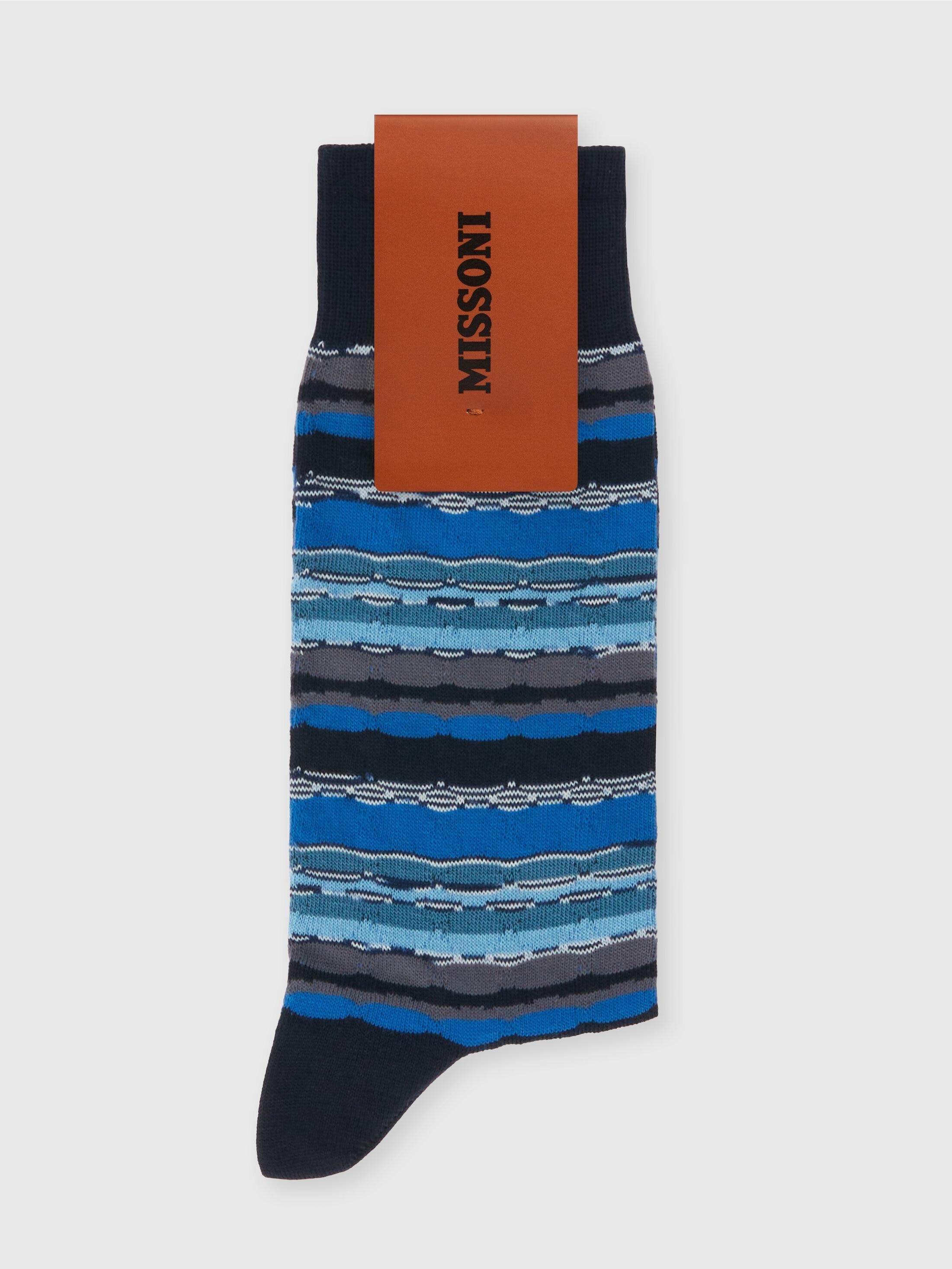 Patterned cotton blend socks Product Image