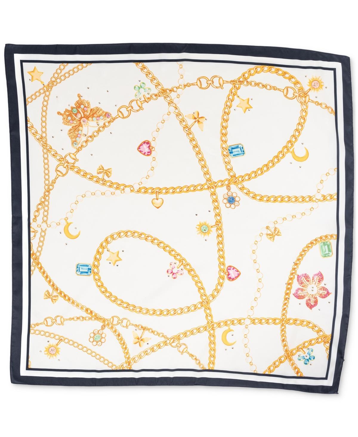 Giani Bernini Womens Embellished Printed Square Scarf Product Image