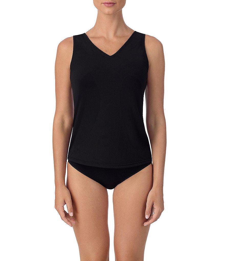 Modern Movement Reversible V-Neck Scoop Back Everyday Crepe Tank Product Image