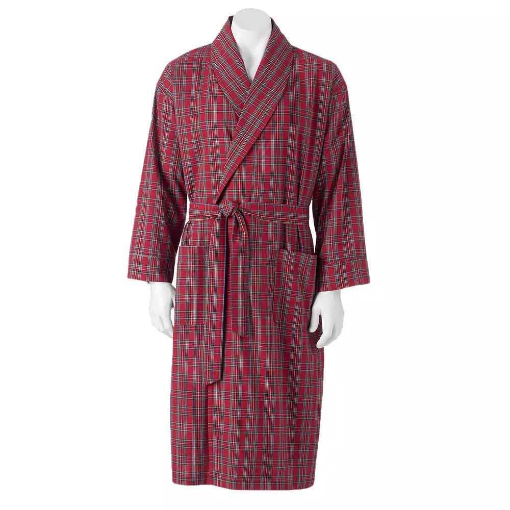 Men's Hanes® Lightweight Woven Shawl Robe,  Product Image