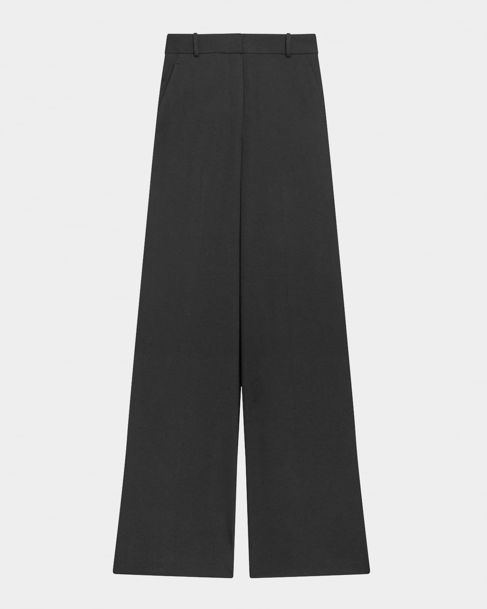 High-Waist Double-Knit Trousers Product Image