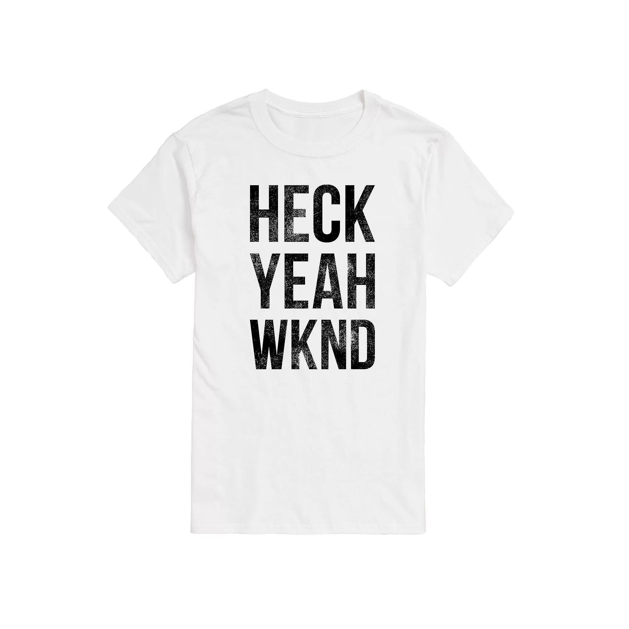 Big & Tall "Heck Yeah Wknd" Graphic Tee, Men's,  Product Image
