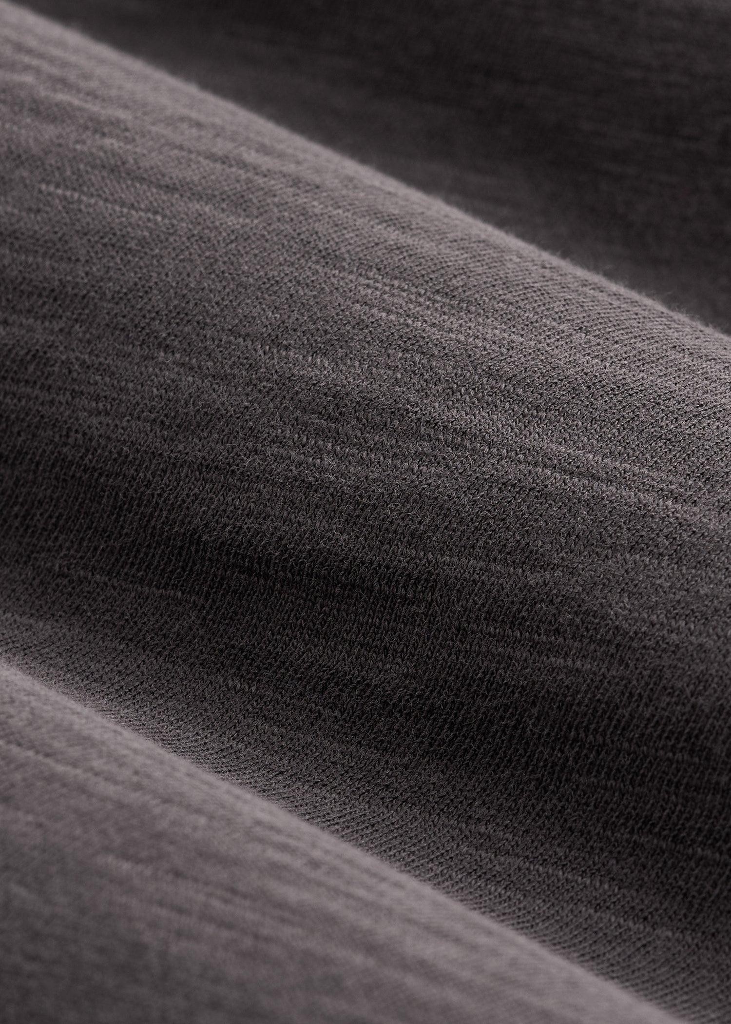 REGULAR-FIT Slub Tee for Tall Men in Charcoal Male Product Image