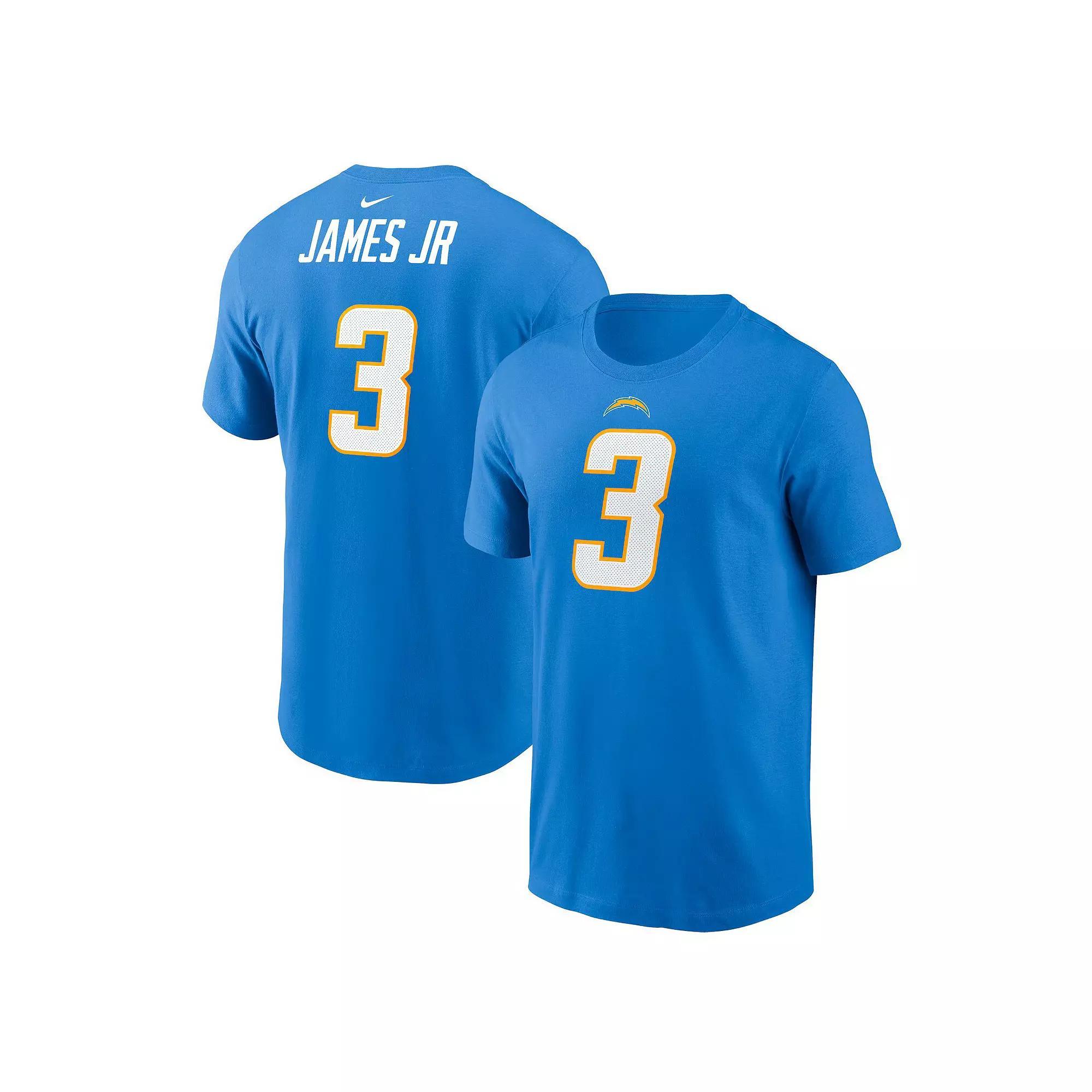 Men's Nike Derwin James Jr. Powder Blue Los Angeles Chargers Player Name & Number T-Shirt,  Product Image