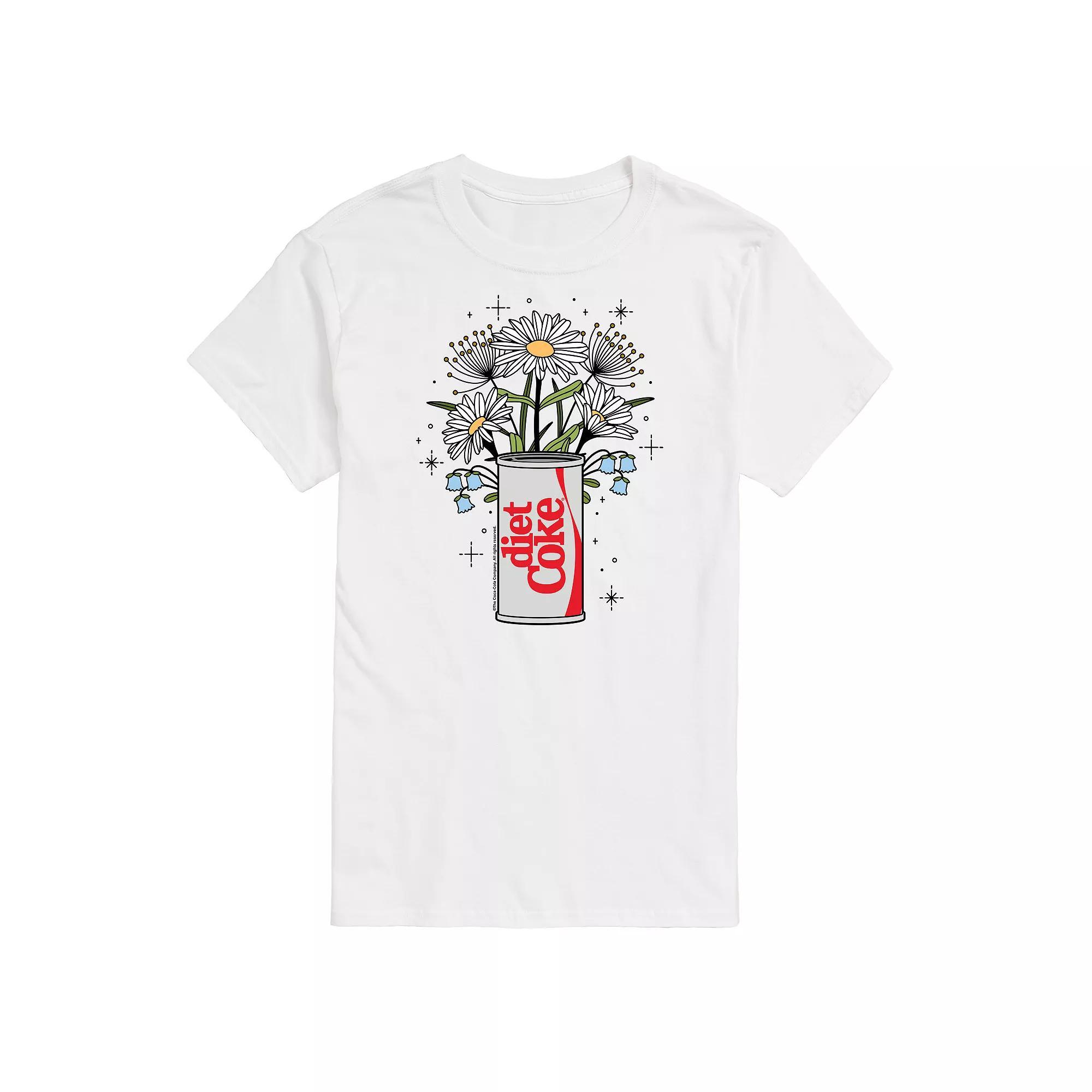 Men's Diet Coke Flowers With Coke Can Graphic Tee,  Product Image