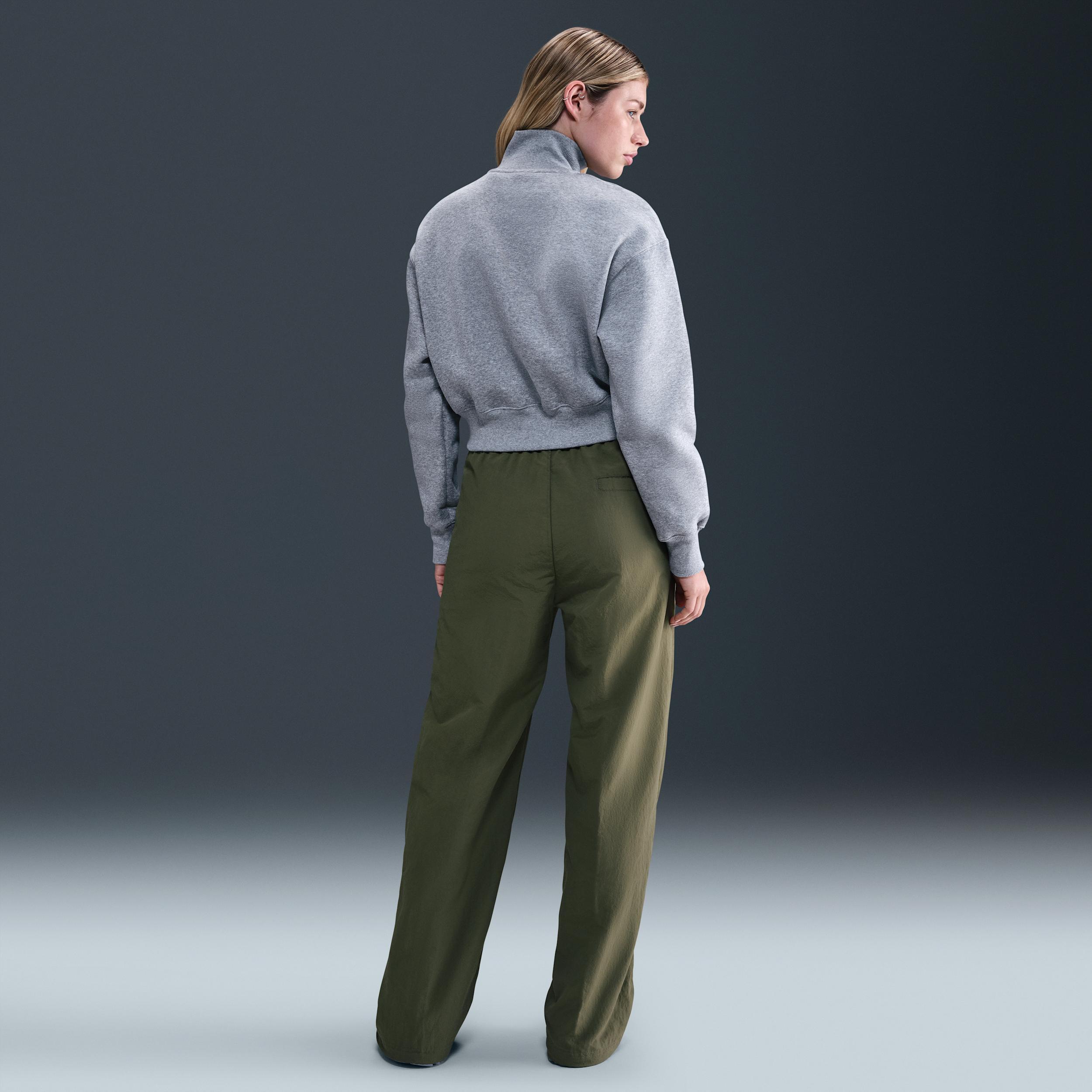 Womens Nike Sportswear Everything Wovens Mid-Rise Open-Hem Pants | FQ3588-222 Product Image