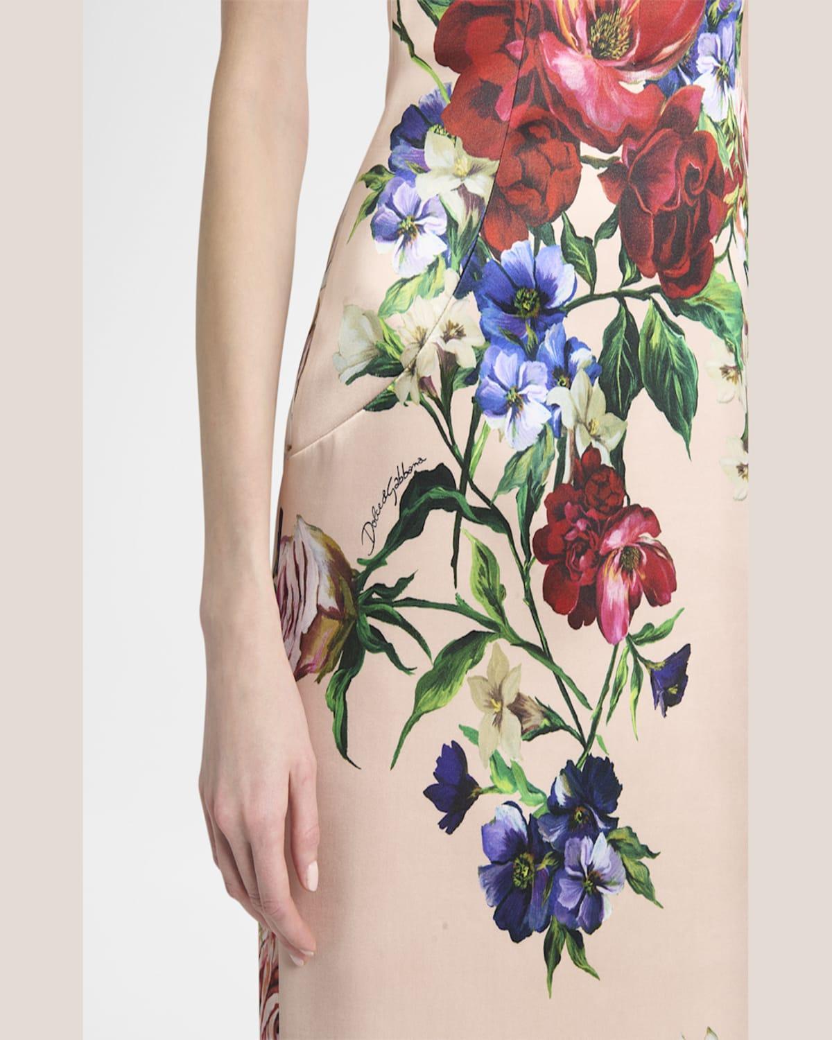 floral-print midi dress Product Image
