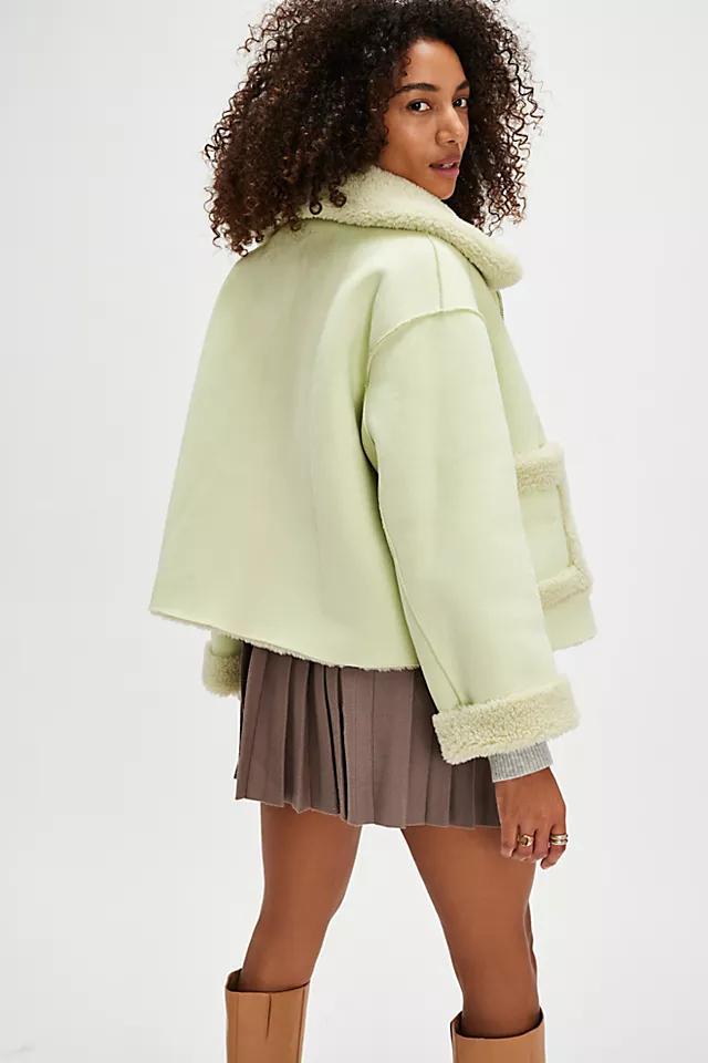 Vera Shearling Aviator Jacket Product Image