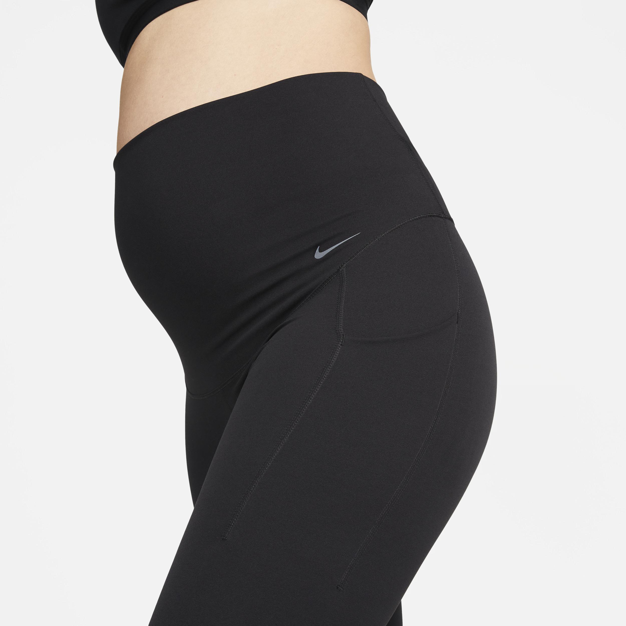 Nike Zenvy (M) Women's Gentle-Support High-Waisted 7/8 Leggings with Pockets (Maternity) Product Image