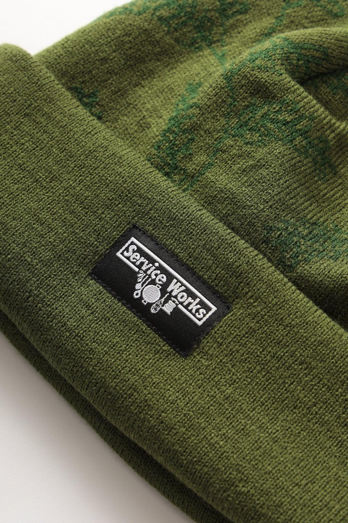 Olive Branch Beanie - Olive Product Image