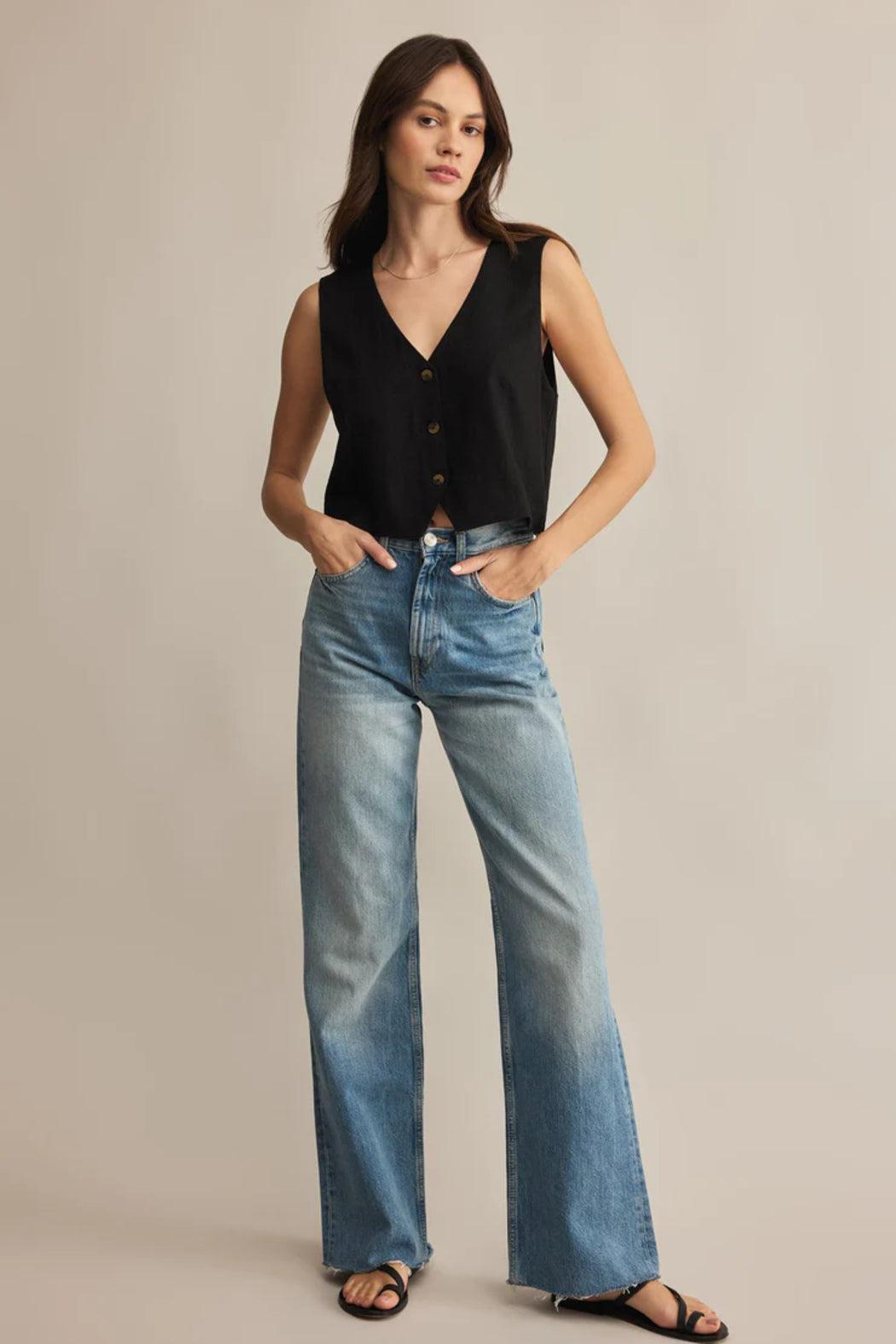 Marta Linen Vest Product Image