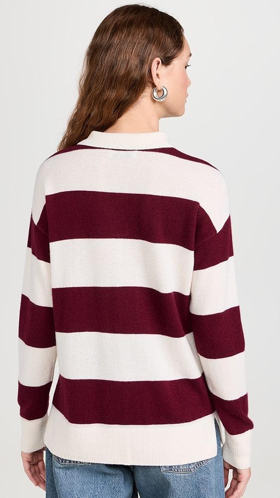 LE JEAN Cashmere Polo Sweater | Shopbop Product Image