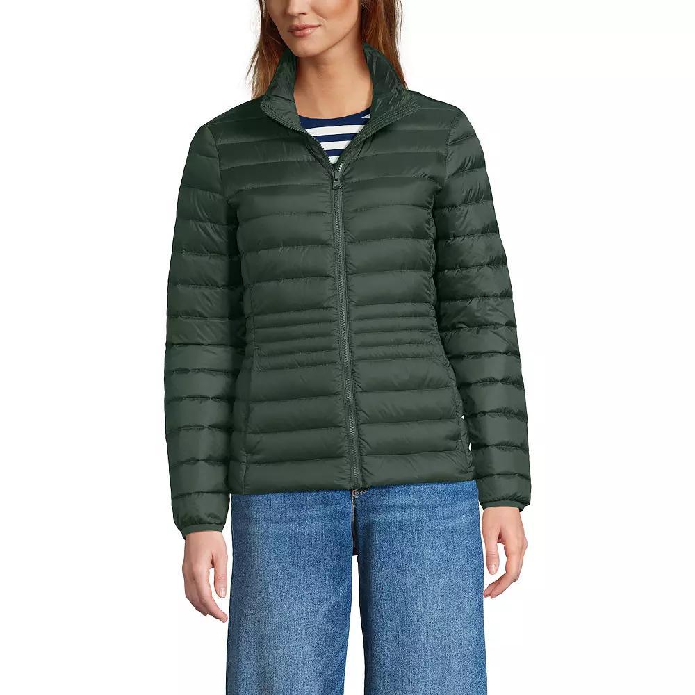 Women's Lands' End Wanderweight Midweight Down Jacket,  Product Image