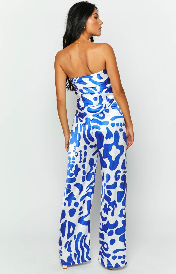 Mykonos Blue Print Pants Baby Product Image