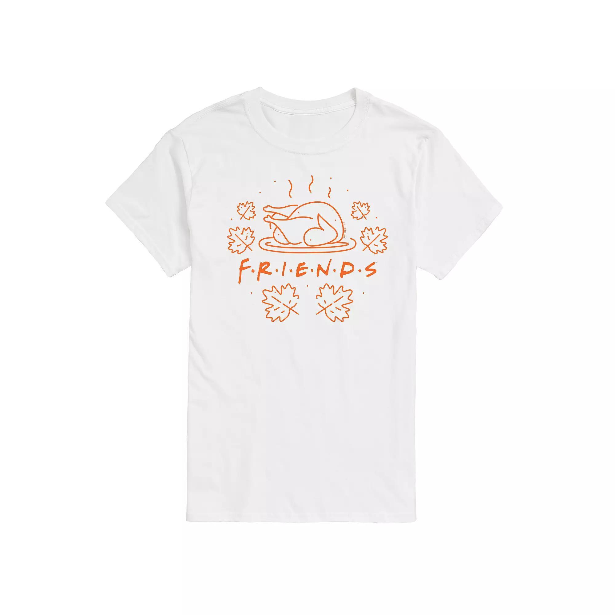 Big & Tall Friends Logo With Turkey Graphic Tee, Men's,  Product Image