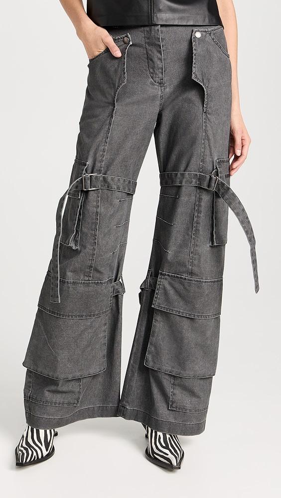 Acne Studios Casual Relaxed Fit Trousers | Shopbop Product Image