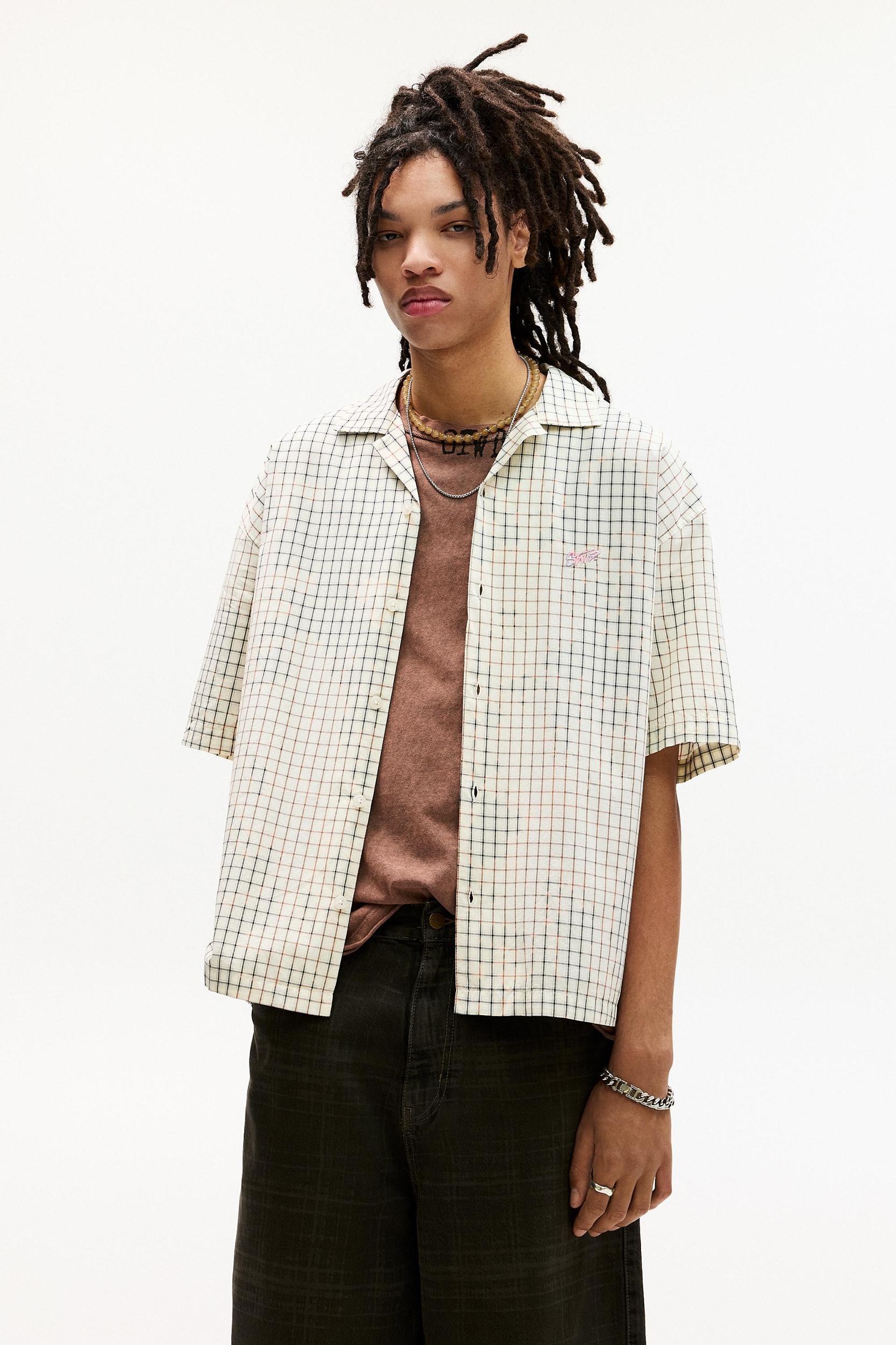 Check short sleeve shirt Product Image